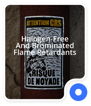 Halogen-free and brominated flame retardants