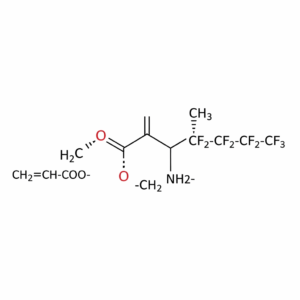 Chemical structure of 2-Perfluorohexyl Ethyl Acrylate (62-AL)