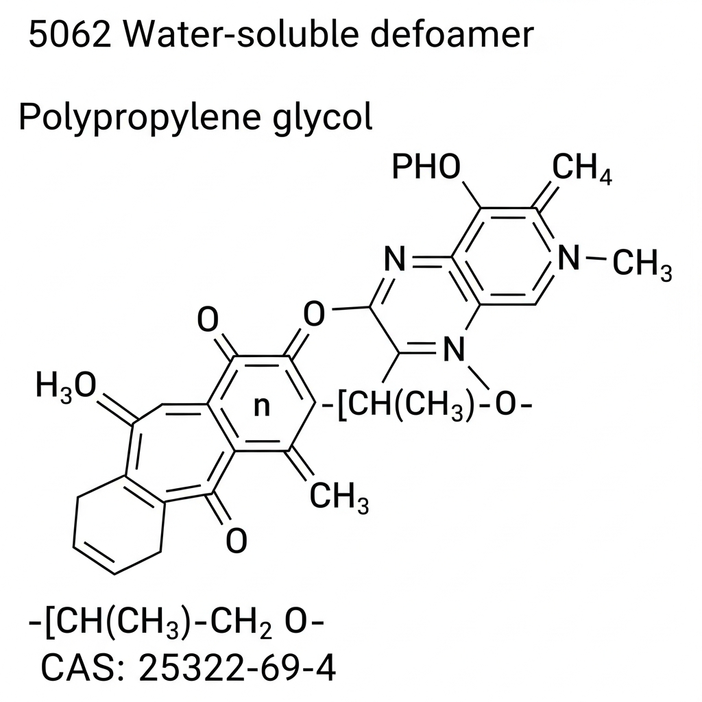 5062 water-soluble defoamer product structure