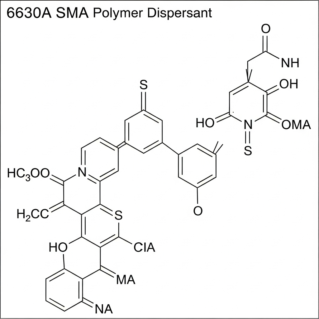 6630A SMA Polymer Dispersant Chemical Structure