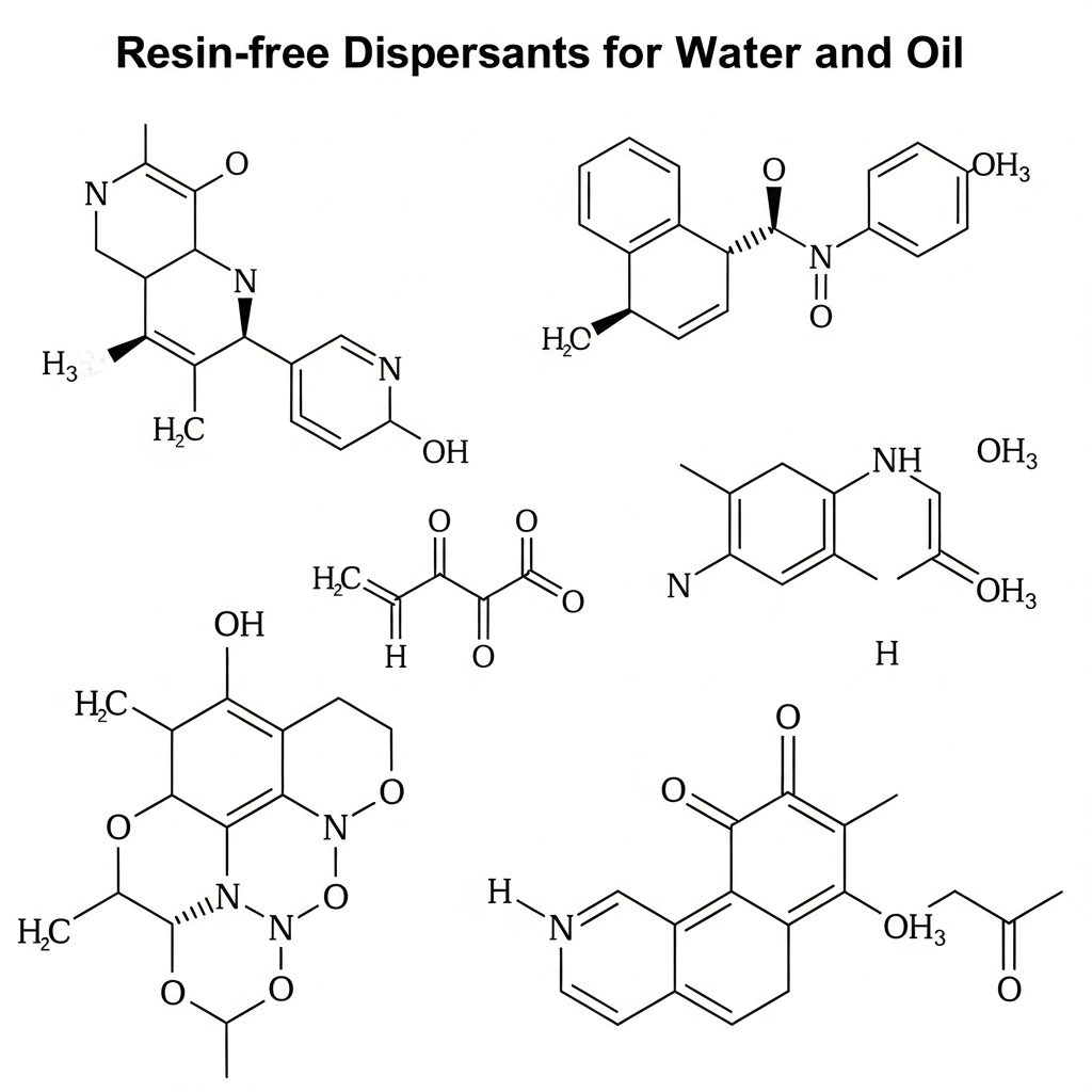 6881 resin-free dispersant for water and oil applications structure