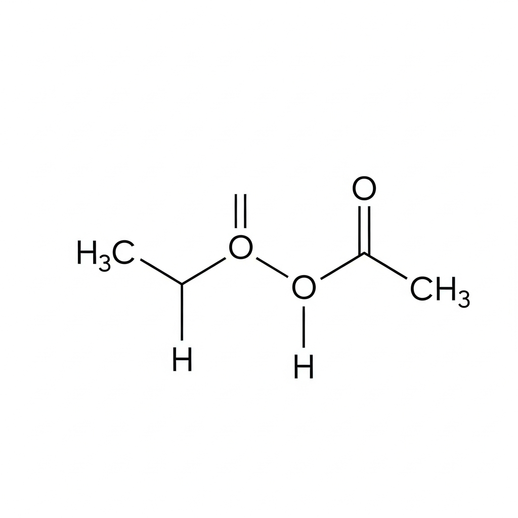 Molecular structure of Acetaldehyde compound
