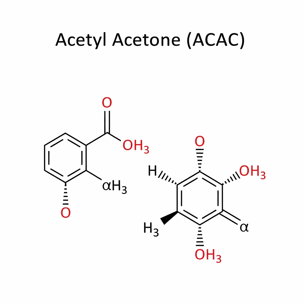 Molecular formula of Acetyl Acetone (ACAC)