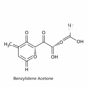 Structural formula of Benzylidene Acetone