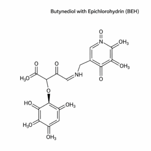 Chemical structure of Butynediol with Epichlorohydrin (BEH)