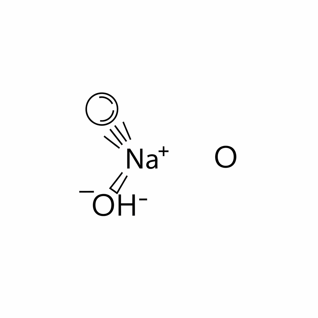 Chemical structure of Caustic Soda Flakes and Pearls