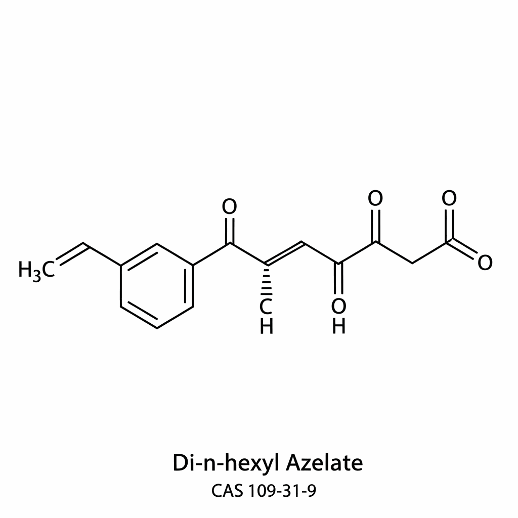 Chemical structure of Di-n-hexyl Azelate