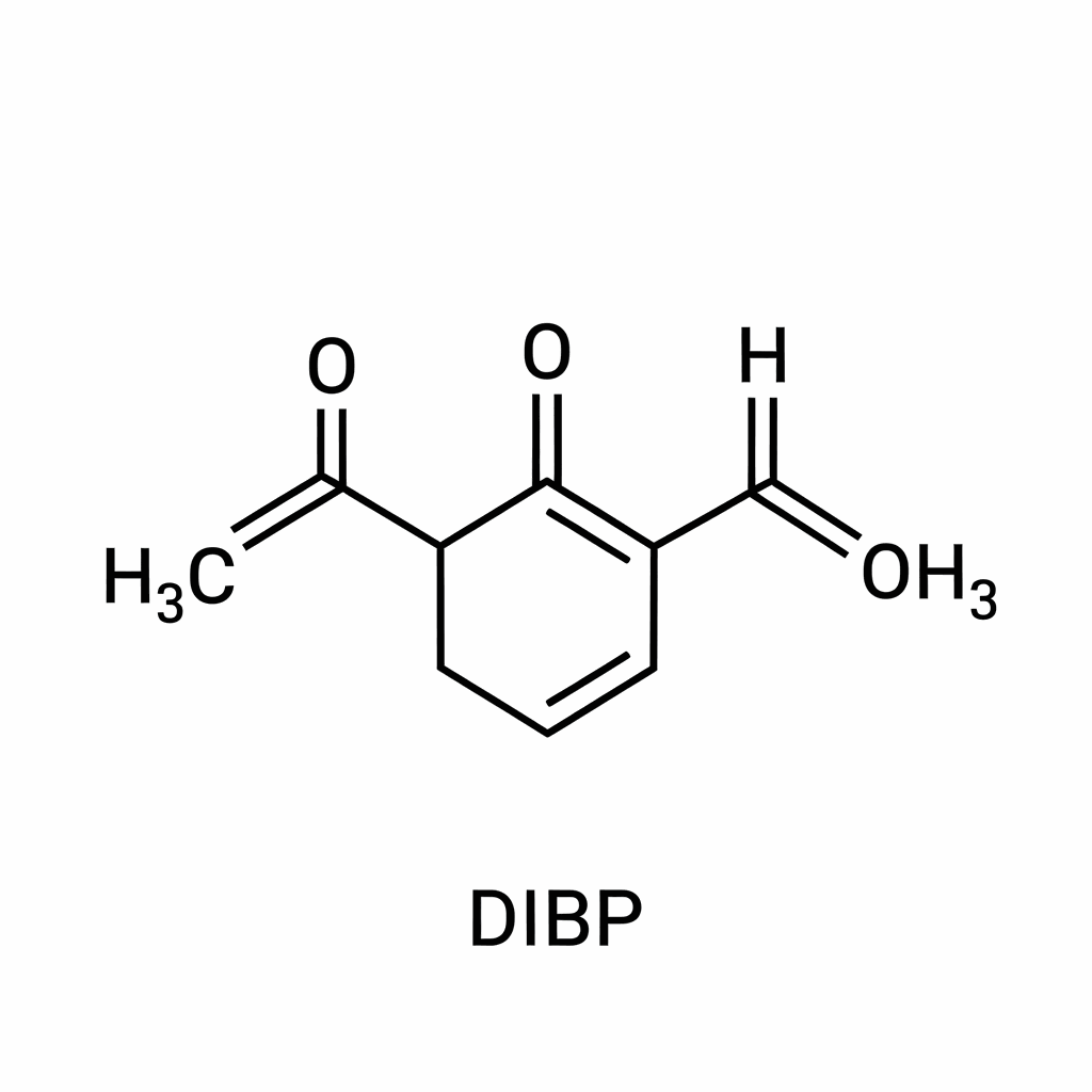 Diisobutyl Phthalate (DIBP) molecular structure