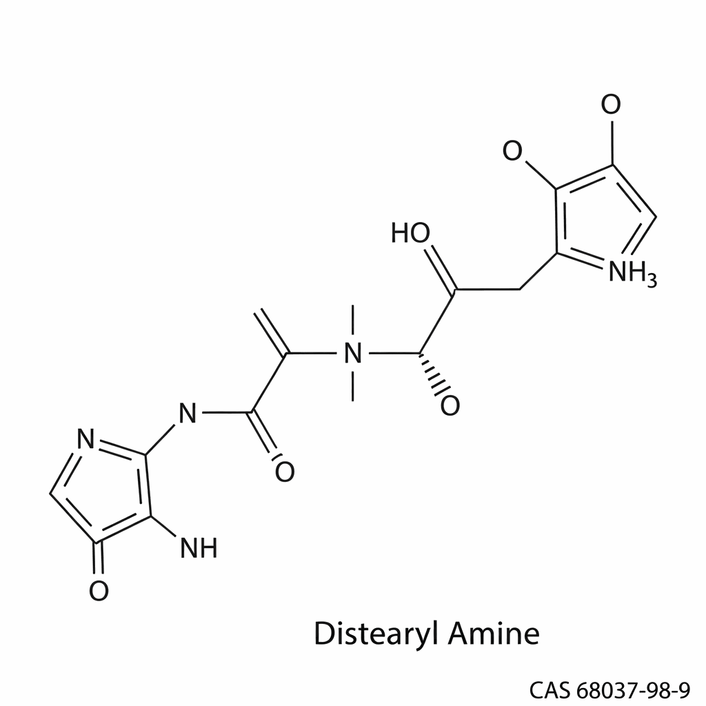 Distearyl Amine Chemical Compound Structure