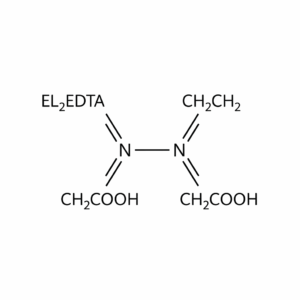EDTA Acid Form Chemical Structure Diagram