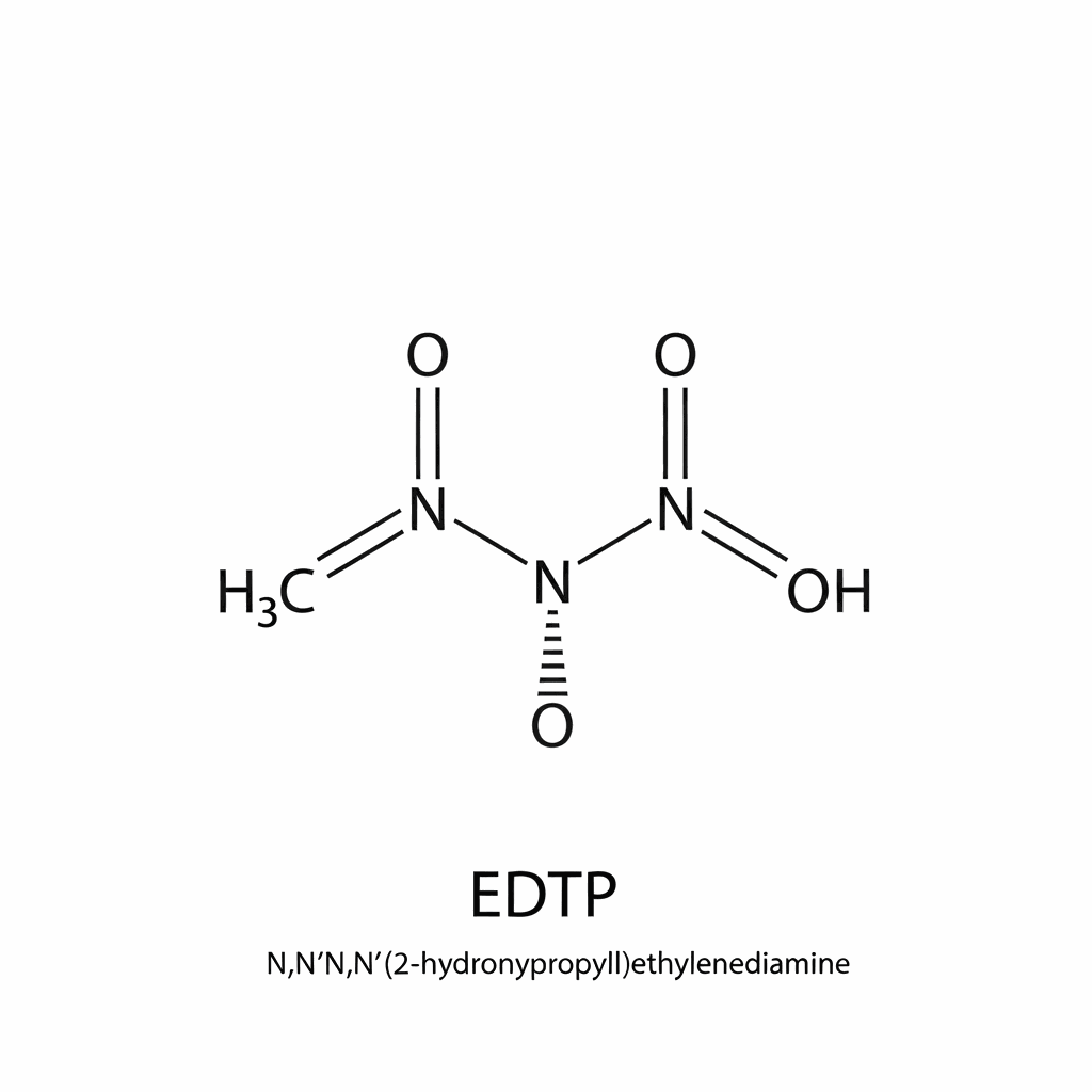 EDTP N,N,N',N'-Tetra(2-hydroxypropyl) Ethylene Diamine Chemical Structure