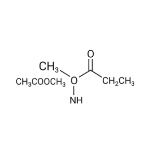 Chemical structure of Ethyl Acetate solvent