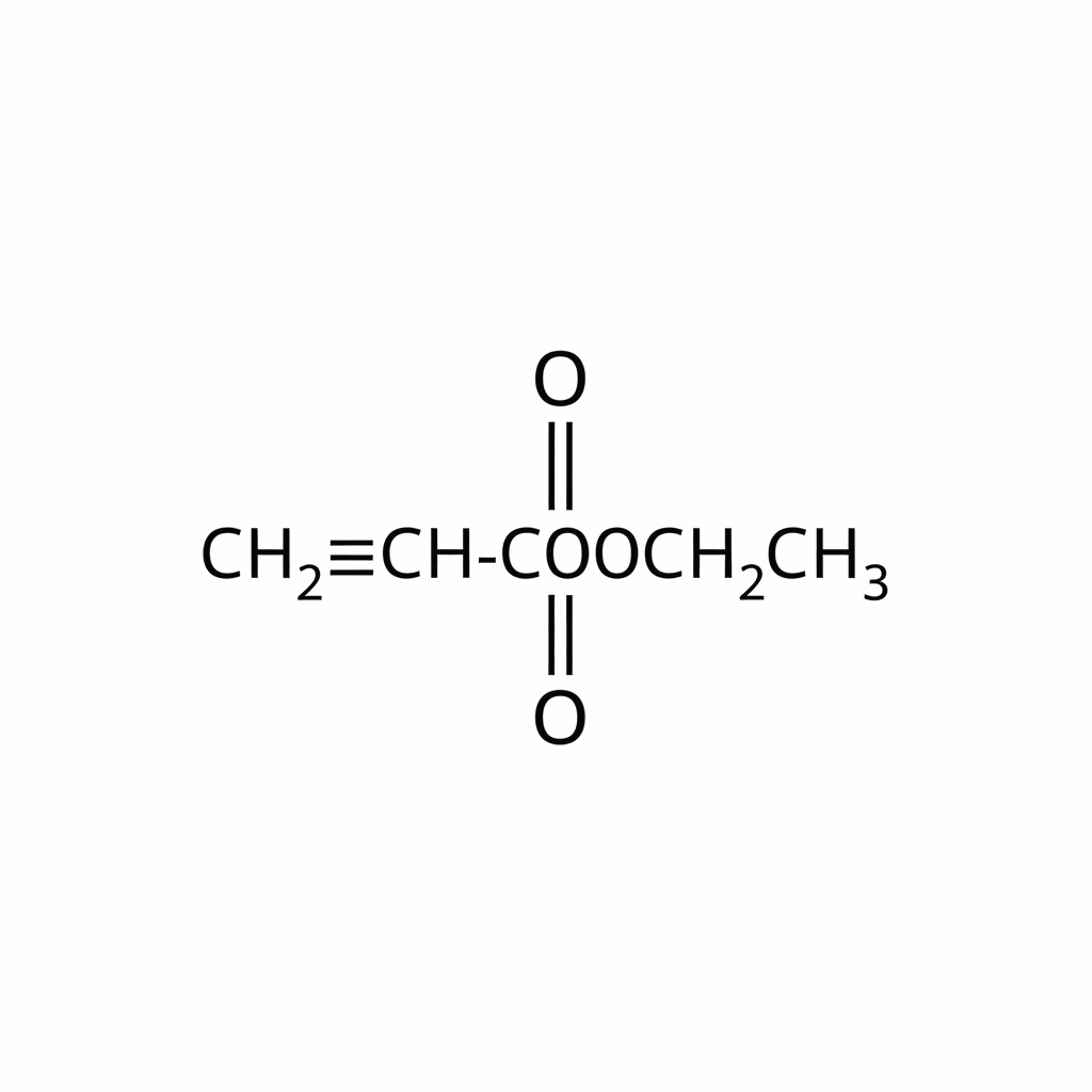 Molecular structure of Ethyl Acrylate (EA)