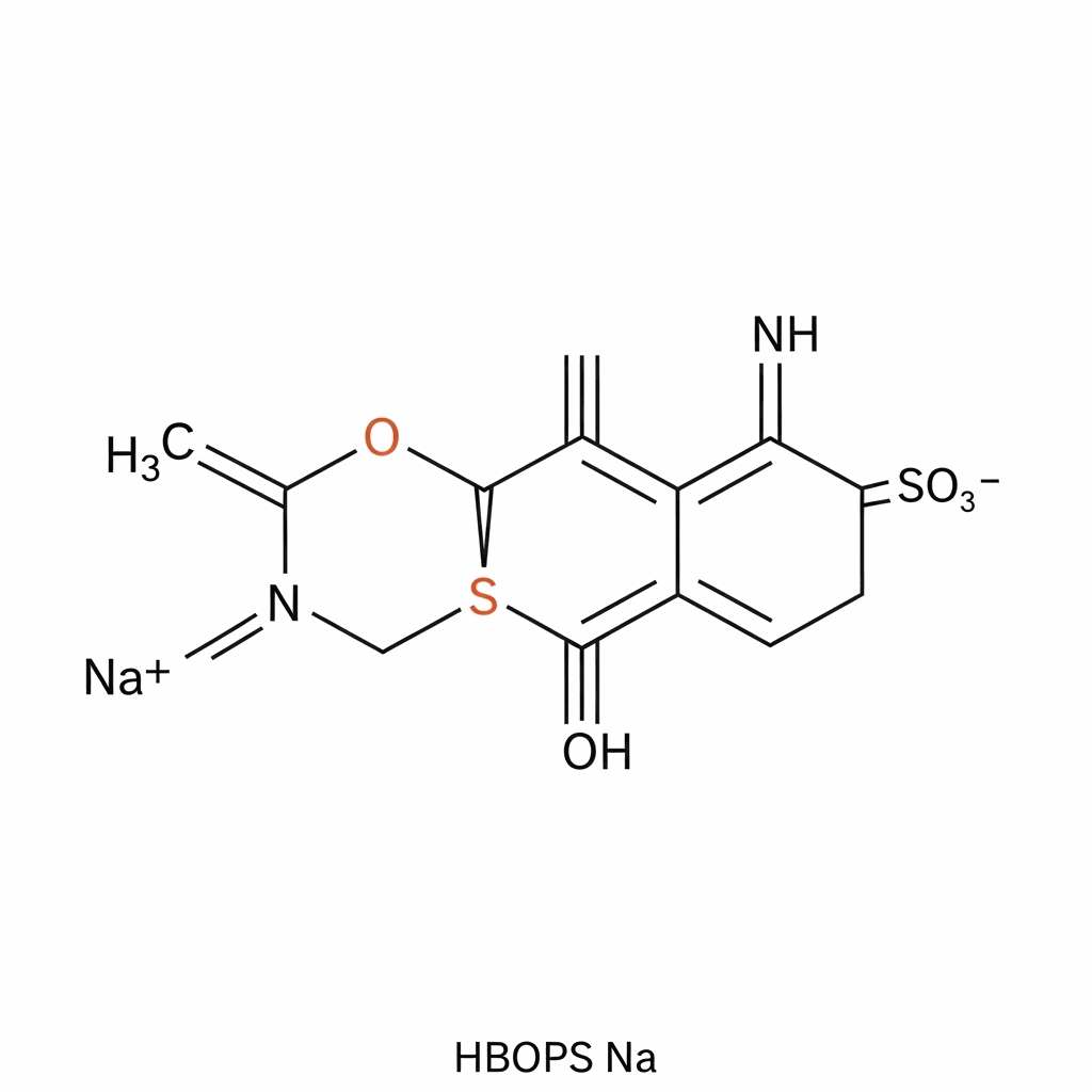 Chemical structure of HBOPS Na (3-(2-Butyne-1-ol) Sulfopropyl Ether Sodium Salt)