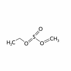 Structural formula of Methane Sulphonic Acid (MSA)