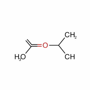 Chemical formula of Methyl Ethyl Ketone (MEK)