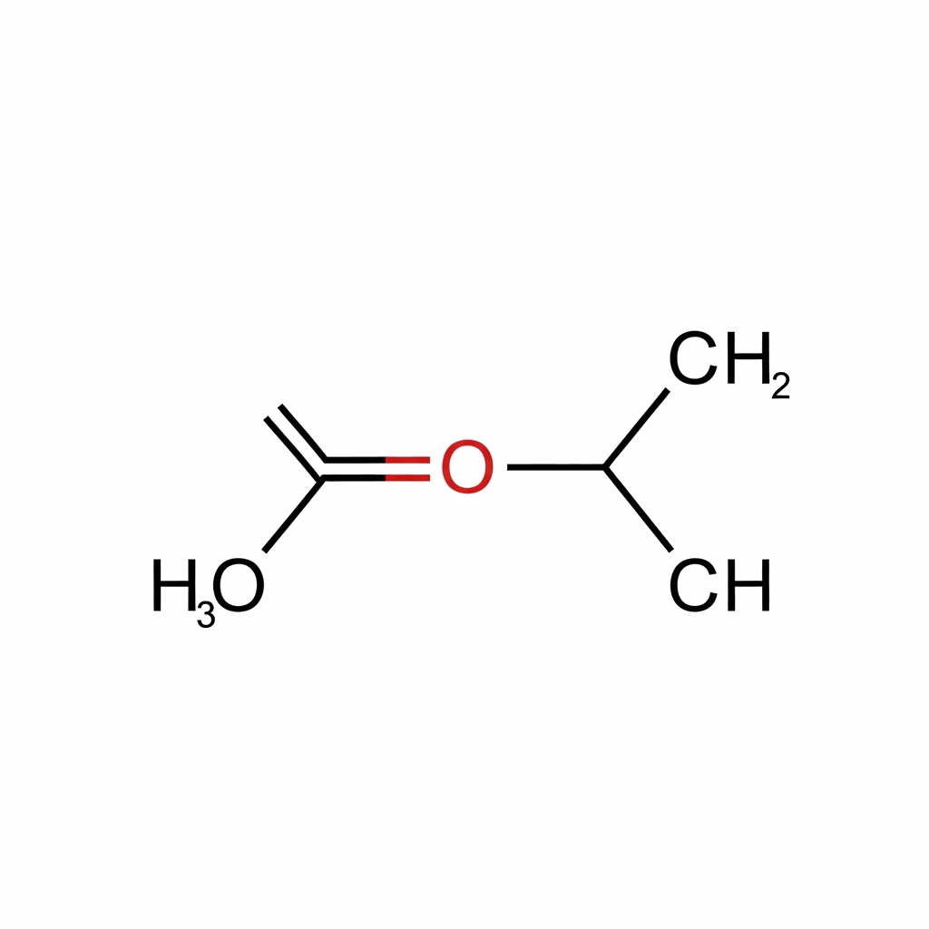 Chemical formula of Methyl Ethyl Ketone (MEK)