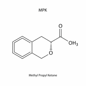 Methyl propyl ketone (MPK) chemical formula