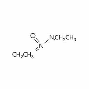 Chemical structure of N,N-Diethylformamide (DEF)