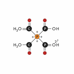 Octakis (hydroxymethyl) diphosphonium sulfate (THPS) molecular structure