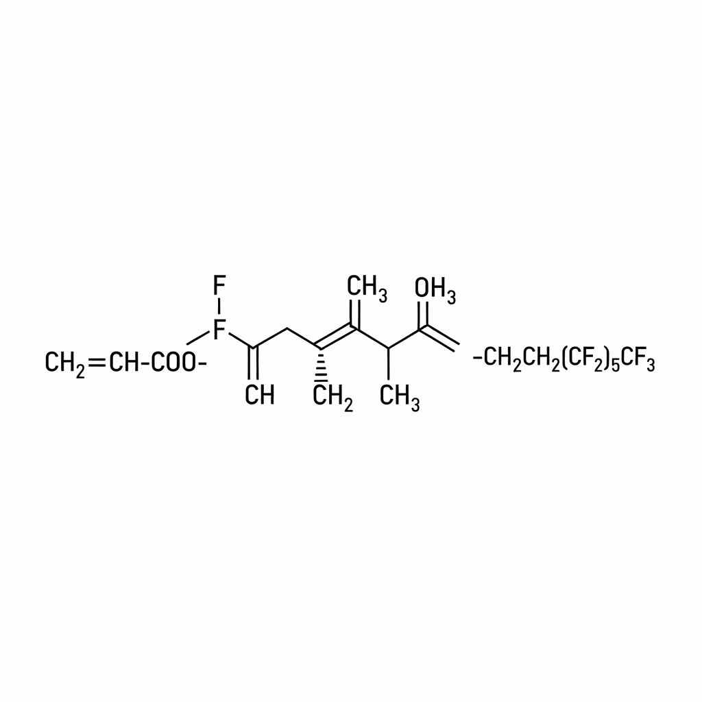 Perfluorohexyl ethyl acrylate chemical structure