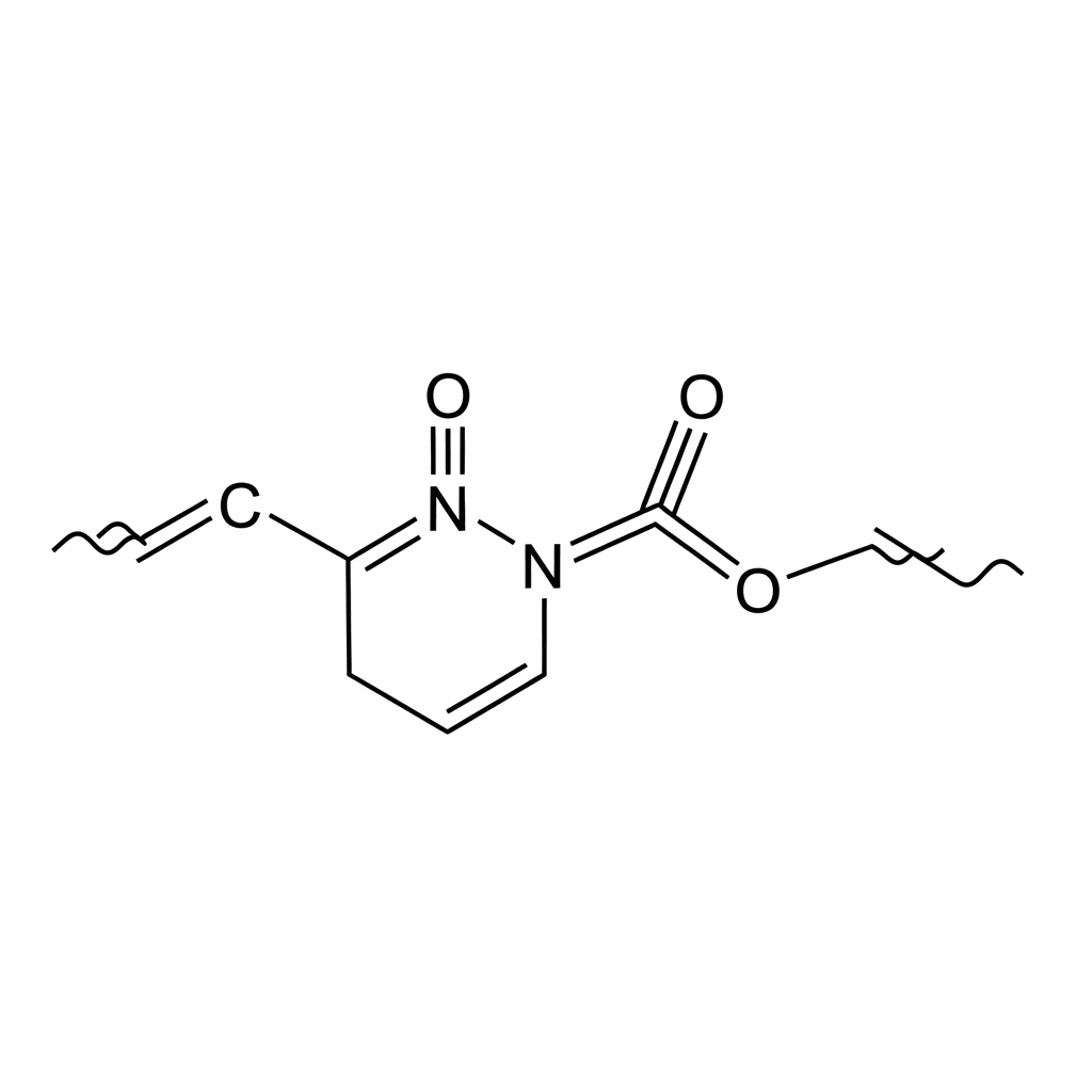 Chemical structure of Polyvinyl Pyrrolidone (PVP)