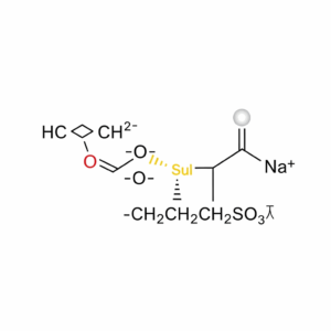 Molecular structure of Propargyl-3-Sulfopropyl Ether Sodium Salt (POPS)