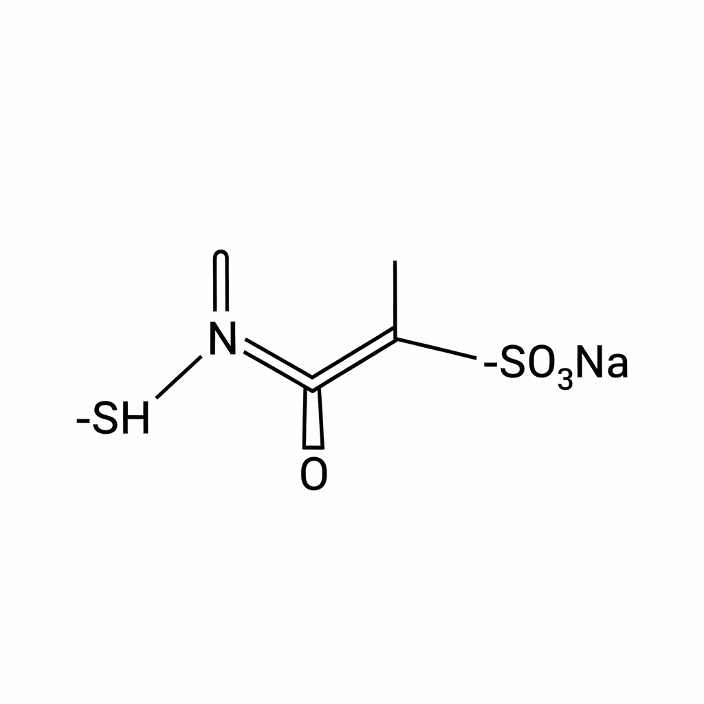 Sodium 3-Mercapto-1-Propanesulfonate (MPS) molecular structure