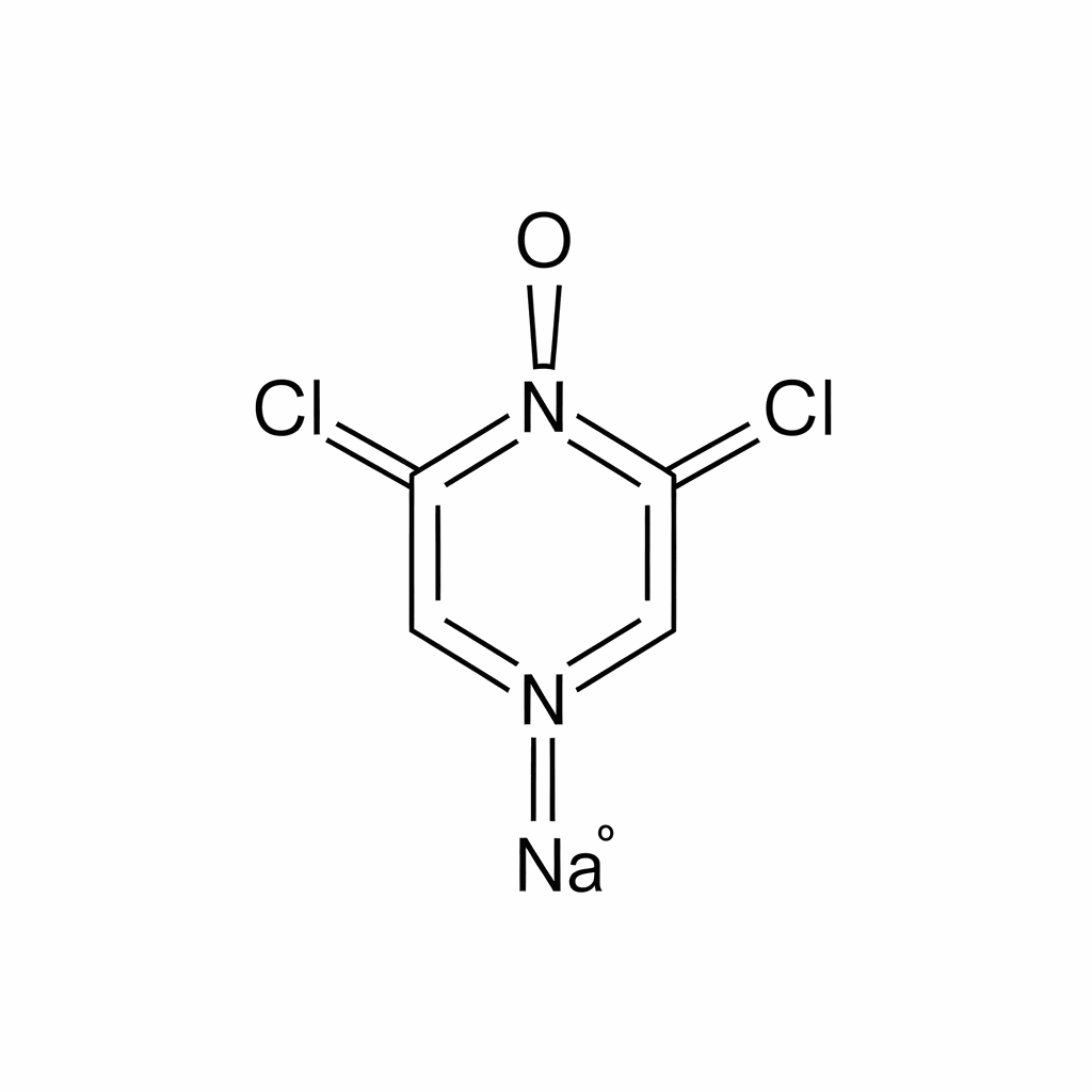Sodium Dichloroisocyanurate (SDIC) chemical structure