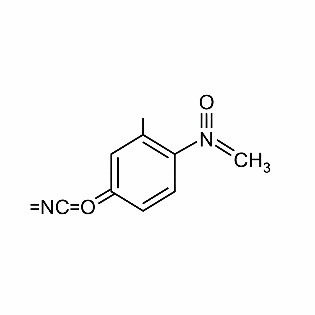 Toluene-2,4-Diisocyanate (TDI) molecular structure