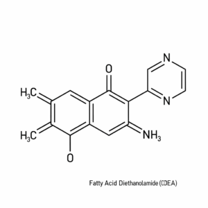 Chemical structure of Fatty Acid Diethanolamide (CDEA)