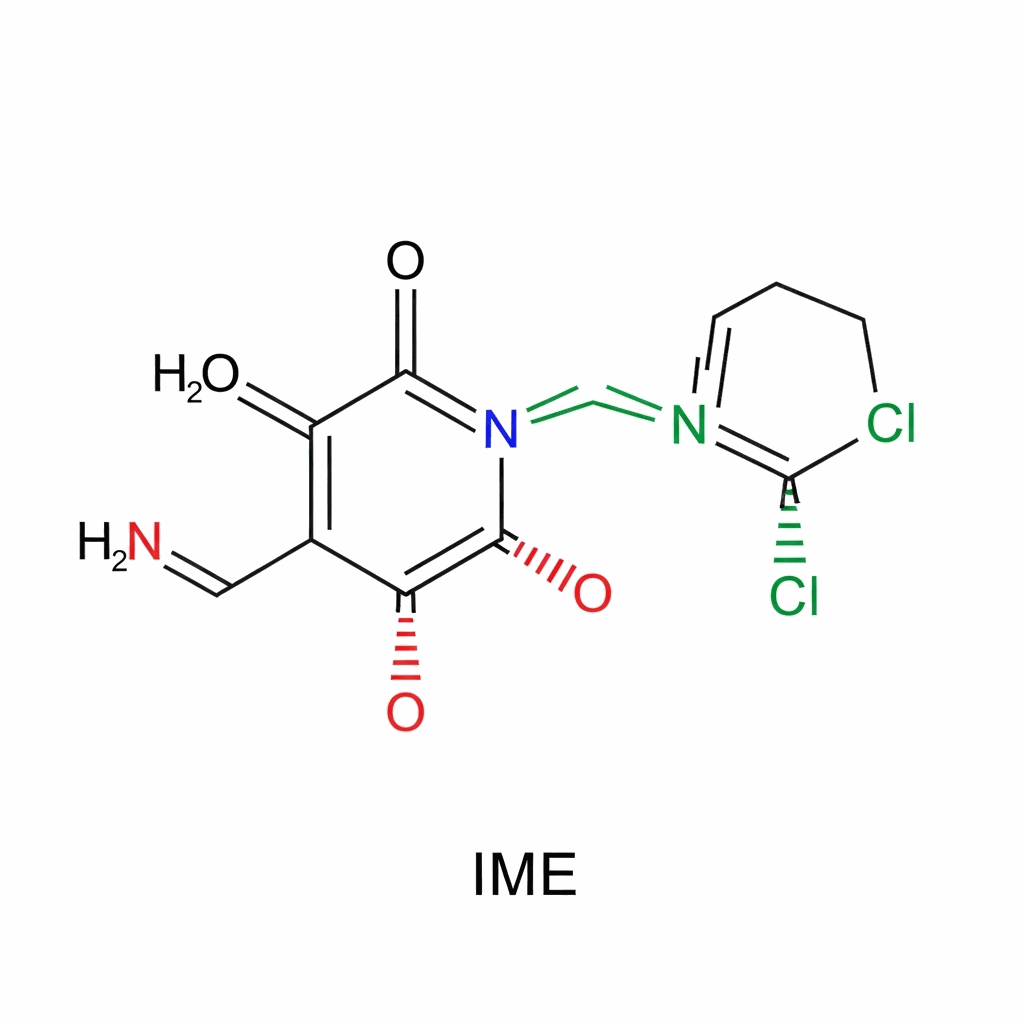 Imidazole and Epichlorohydrin (IME) Chemical Structure